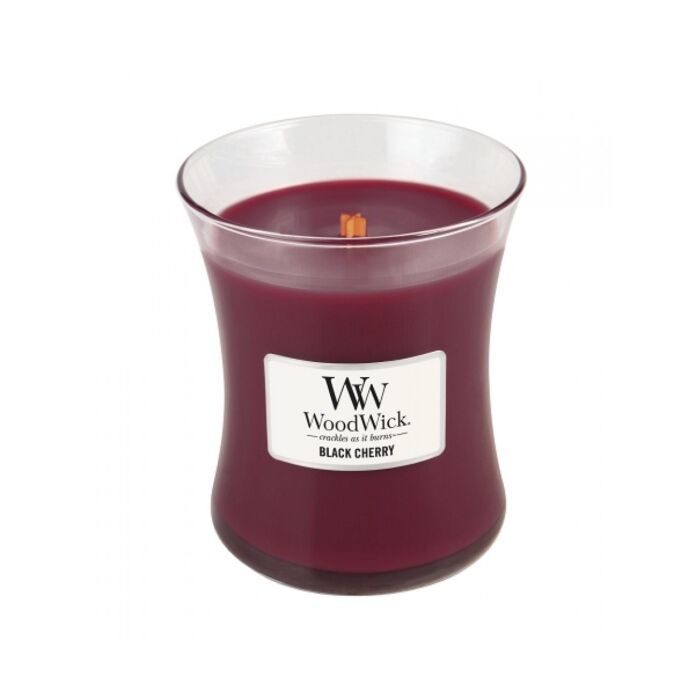 WoodWick® Medium Candle - Black Cherry-1